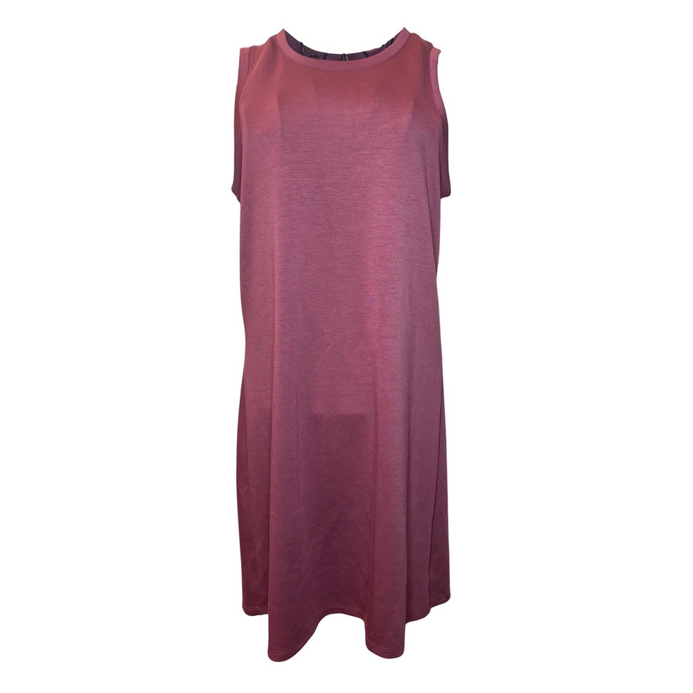 Gaiam Studio to Street Sleeveless Dress Womens Medium Mauve Rose Athletic Yoga